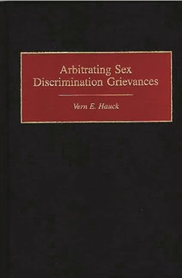 Arbitrating Sex Discrimination