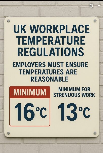 uk workplace temperature regulations